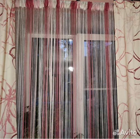Нитяные шторы 2 шт