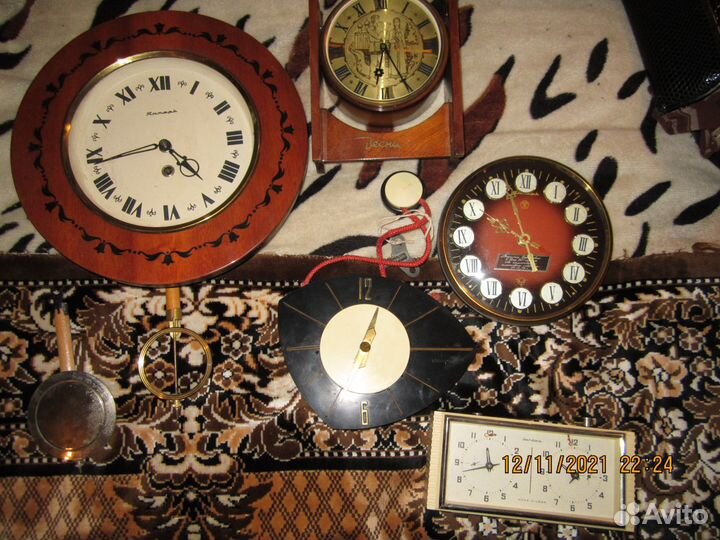 Часы настенные очз, Янтарь и другие