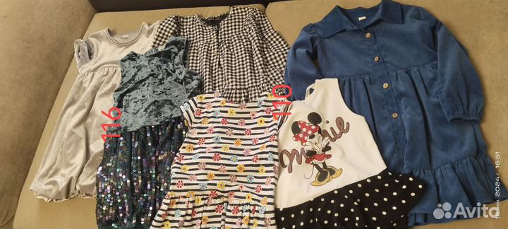 Платья в садик 110 116 за все
