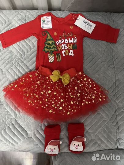 Боди новогоднее для малышей
