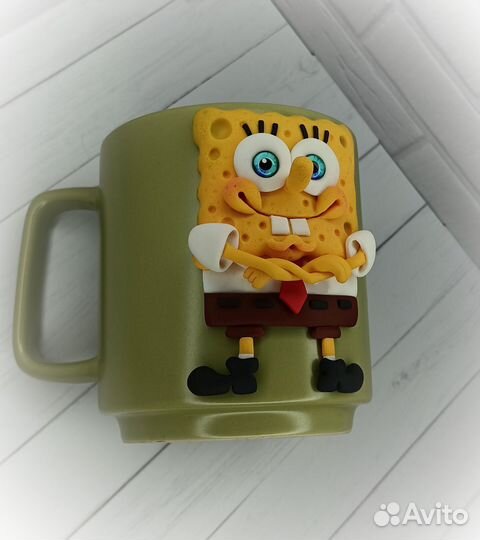 Спанч Боб квадратные штаны кружка