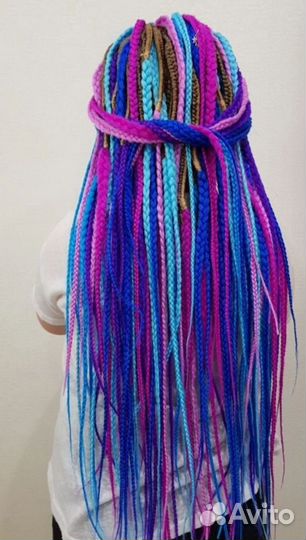 Афрплетение косы дреды