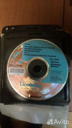 Microsoft Лицензионные оригинальные диски