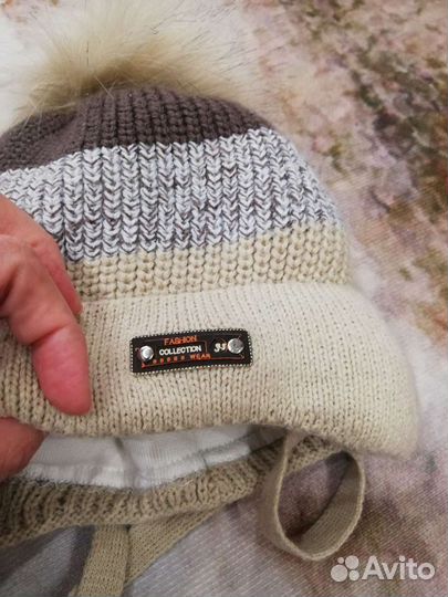 Шапочка 46см зимняя