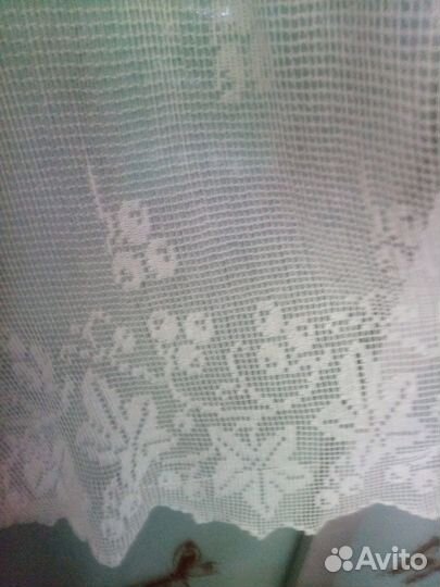 ГотоваяТюль вязаная крючком