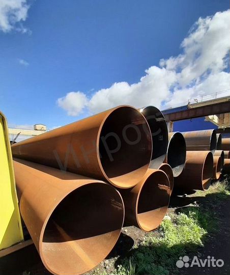 Прямошовная стальная труба 820х10 по ГОСТ 20295-85* из стали 17Г1с-у со склада Санкт-Петербург с дос