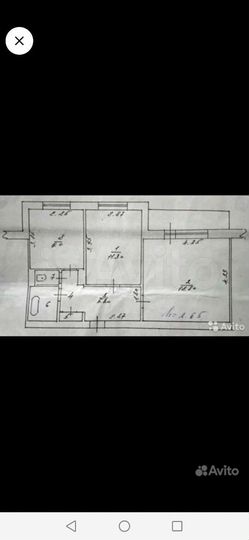 2-к. квартира, 52,5 м², 5/5 эт.