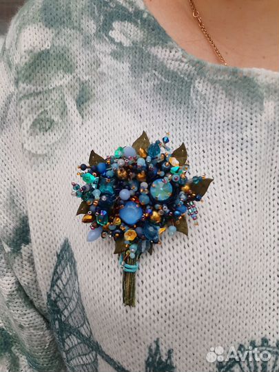 Брошь ручной работы