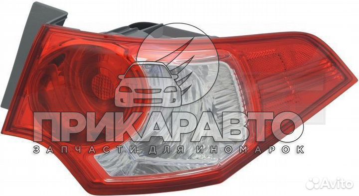 Фонарь задний правый honda accord (CU) 08
