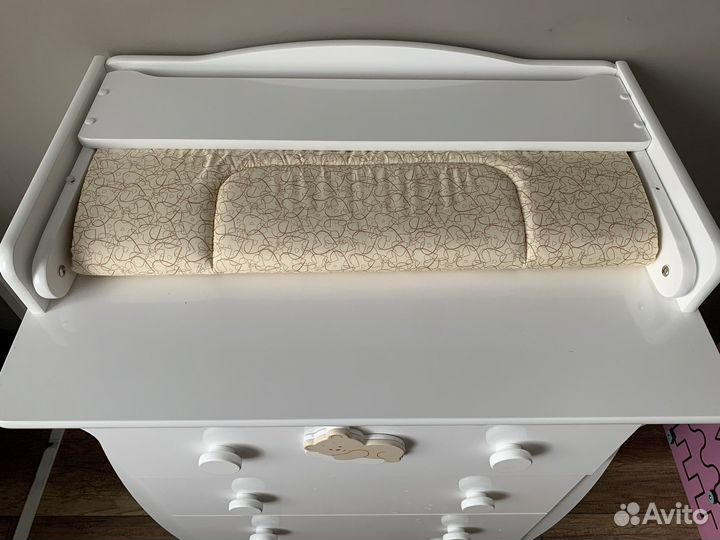 Пеленальный комод Можга Мишка на облаке