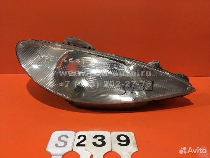 Б/У Б/У Фара правая Peugeot 206 1998-2012 96405