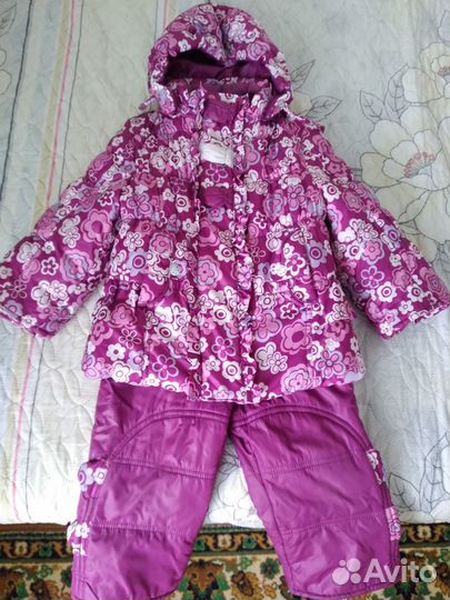 Зимний костюм для девочки 92 98
