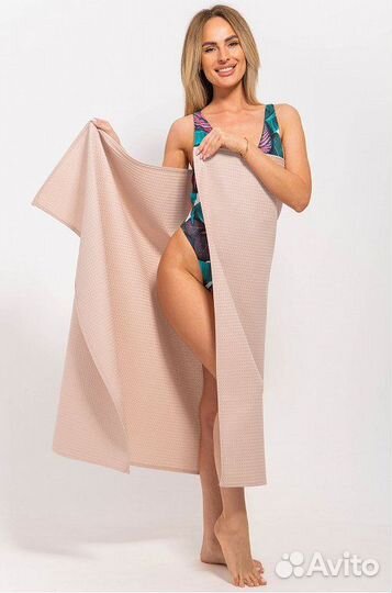 Вафельное полотенце 100x150