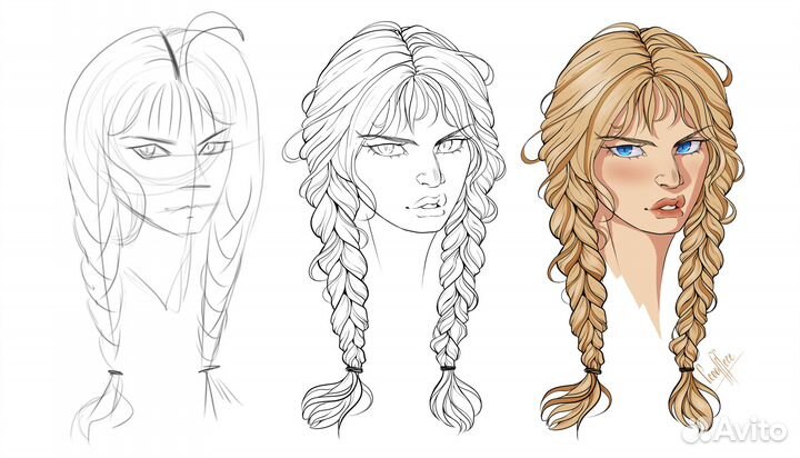 Уроки рисунка на графическом планшете, Digital art