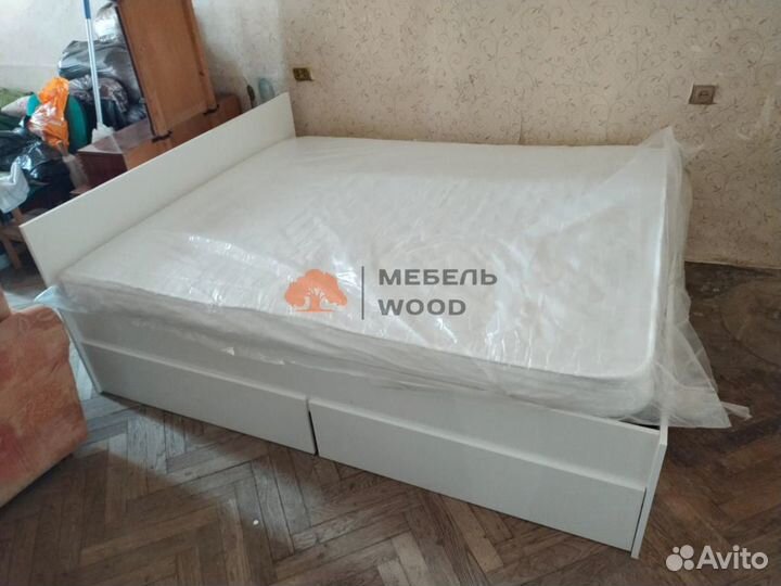 Кровать 160х200 с ящиками в комплекте