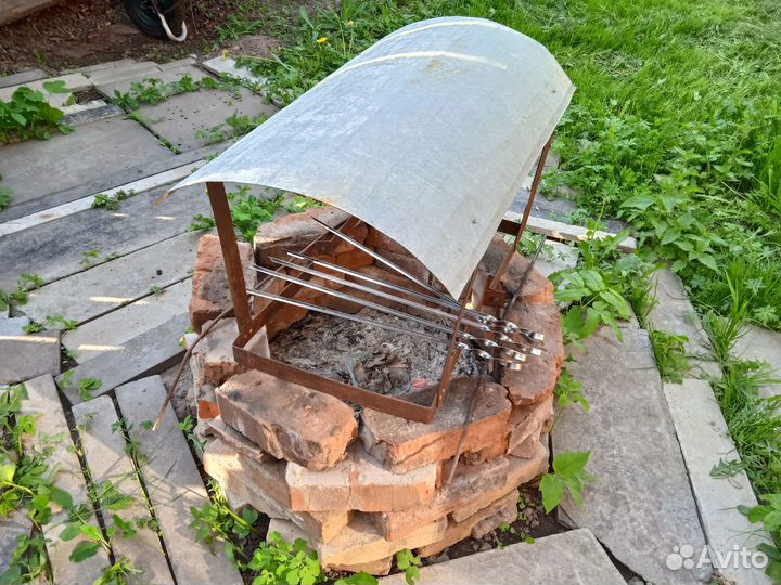 Беседка с мангалом