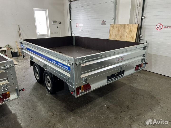 Прицеп оцинк. усиленный 2х осн 3.0х2.0 Tavials