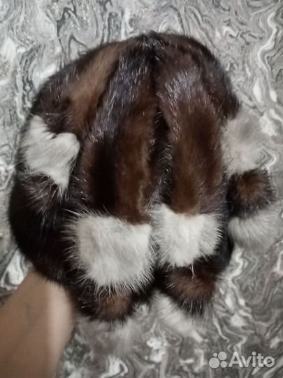 Шапка норковая женская