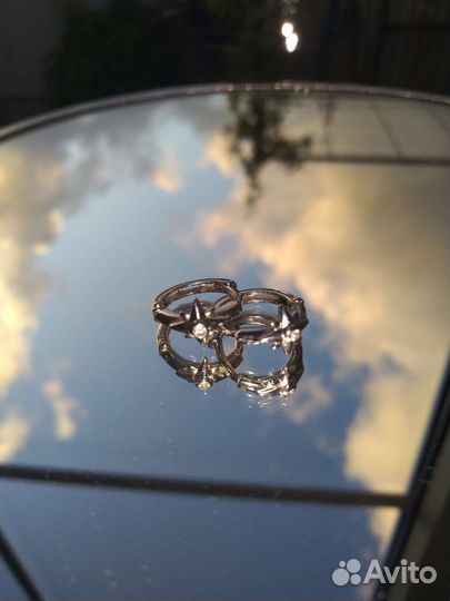 Серьги серебро