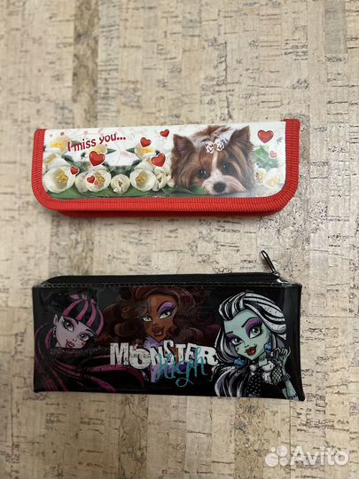 Пенал школьный для девочки