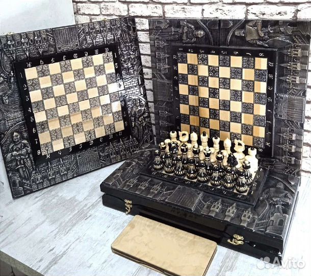 Шахматы Нарды Шашки ручной работы