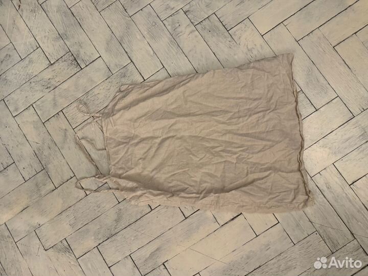 Льняной сарафан zara