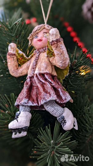 Ватные ёлочные игрушки