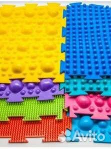 Ортопедический коврик 16 штук,разной плотности