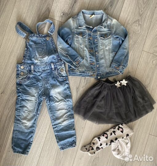 Пакет детских вещей на девочку 92-98