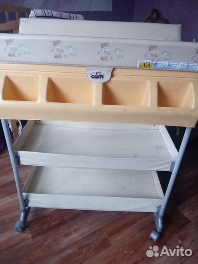 Пеленальный столик с ванночкой cam