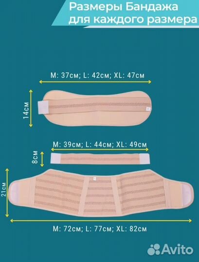 Бандаж для беременных 4 в 1