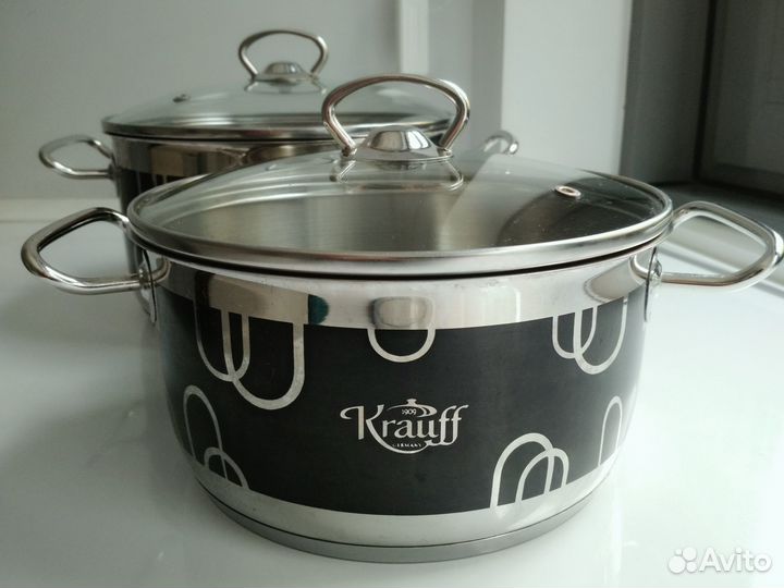 Германия посуда кастрюли Krauff 2,3,4 литра