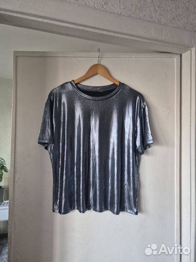 Футболка блестящая 46-48