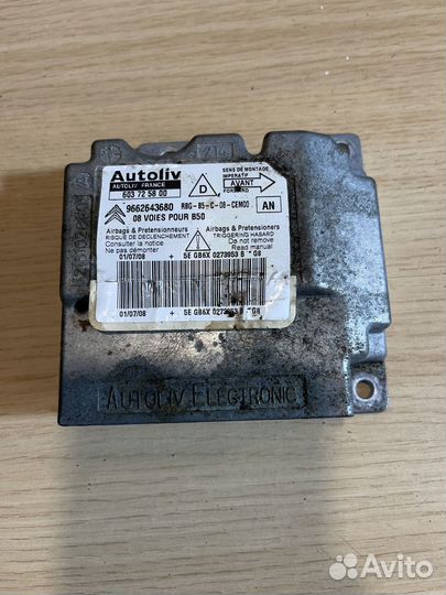 Блок управления airbag Ситроен С4