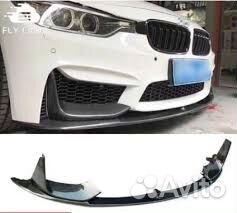Сплитер губа переднего бампера Bmw F30 М3