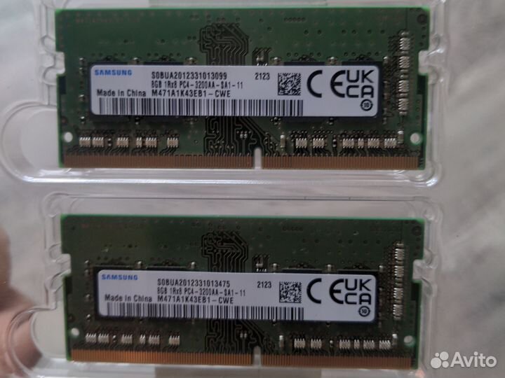 Оперативная память ddr4 8gb 3200 samsung