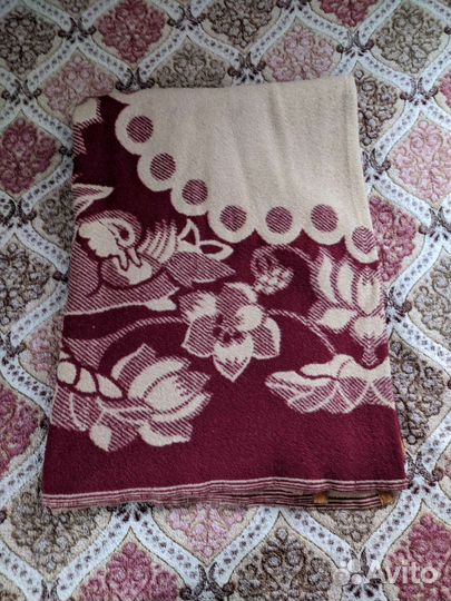 Одеяло шерстяное СССР 1,5 спальное