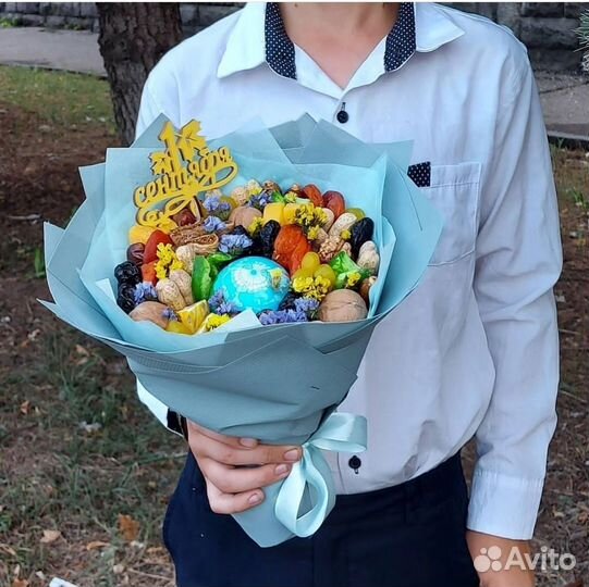 Съедобные букеты на 1 сентября