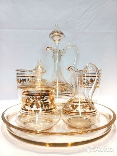 Набор антикварный Баккара, XIX век