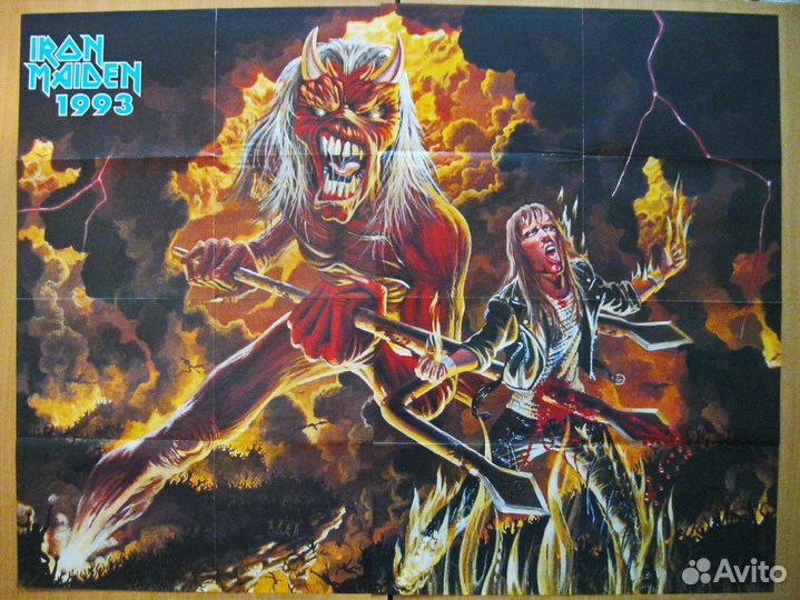 Большой плакат Iron Maiden