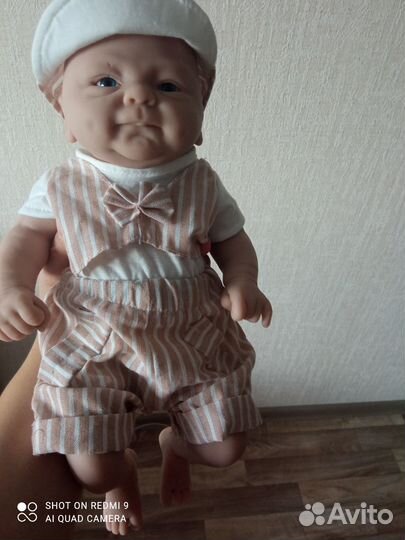 Кукла реборн силиконовая мальчик