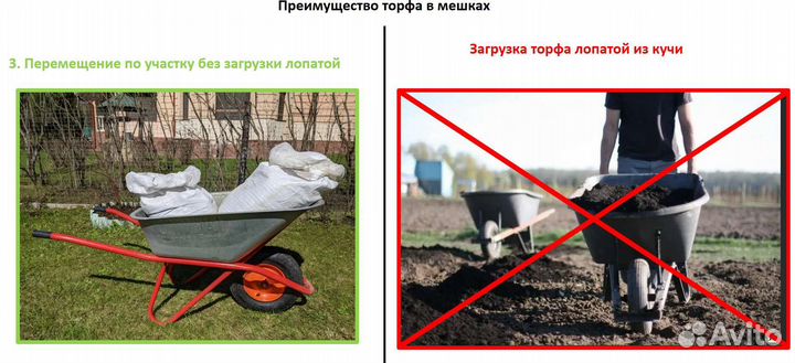 Торф в мешках