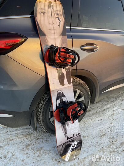 Продам сноуборд +крепления +ботинки