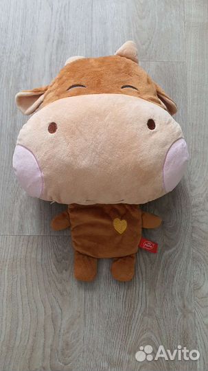 Плюшевый плед-игрушка Корова