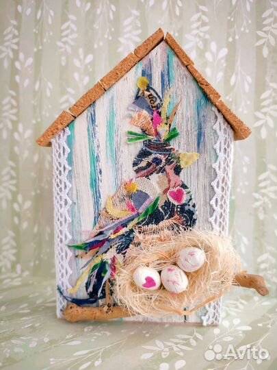 Птичка весенний декор