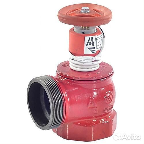 Клапан пожарный Апогей кпчм 65-1 Ду65 Ру16 угловой