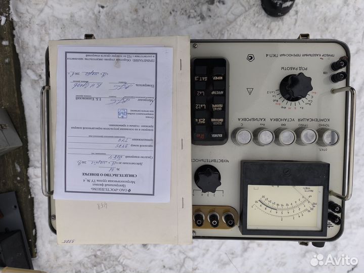 Пкп-4. Переносной кабельный прибор