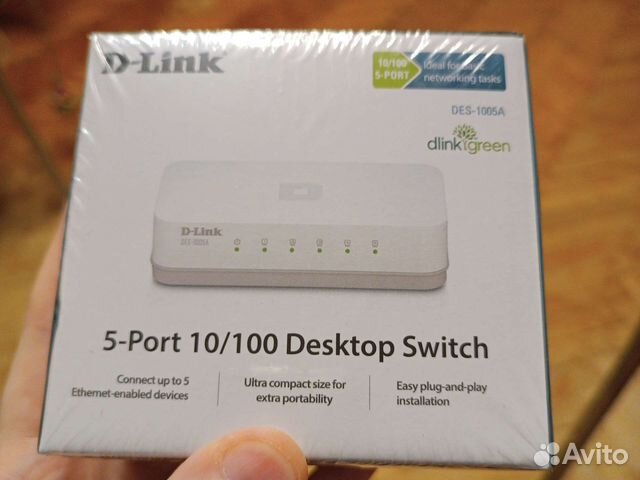 Коммутатор 5-Port 10/100 Desktop Switch