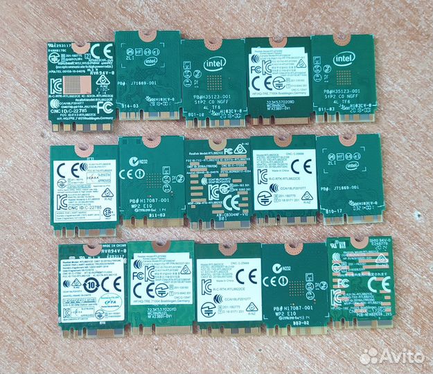 Модули Wi-Fi m.2 для ноутбуков