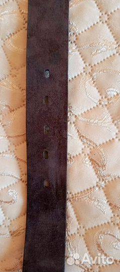 Мужской кожаный ремень